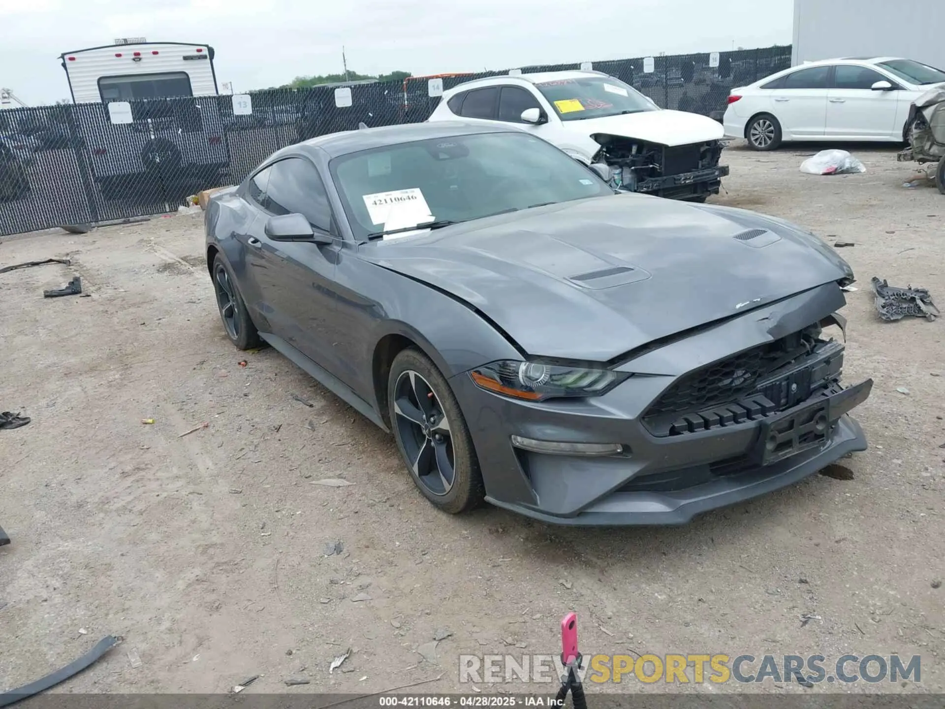 1 fotografías del automóvil dañado 1FA6P8TH1M5152941 FORD MUSTANG 2021
