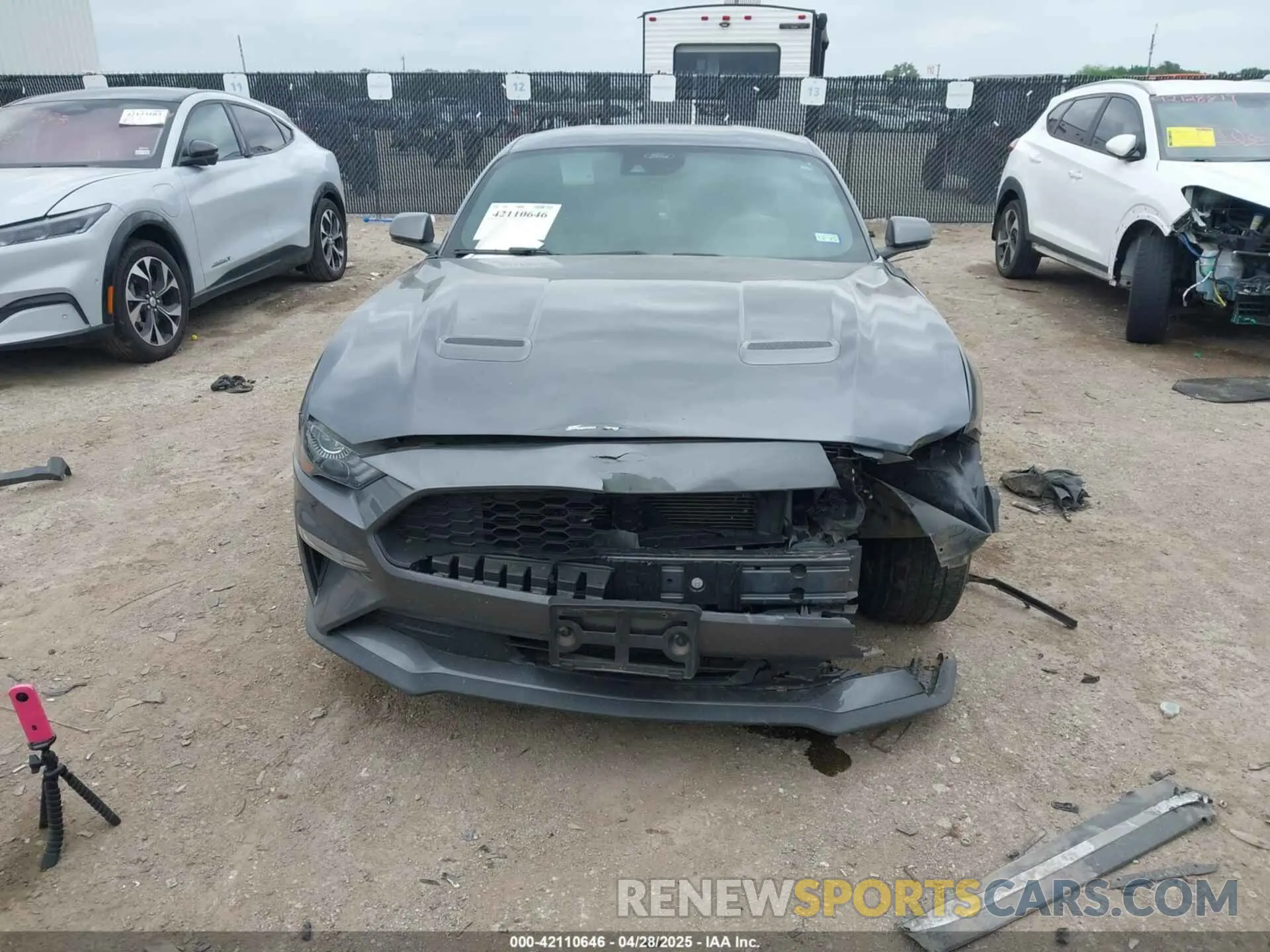 6 fotografías del automóvil dañado 1FA6P8TH1M5152941 FORD MUSTANG 2021