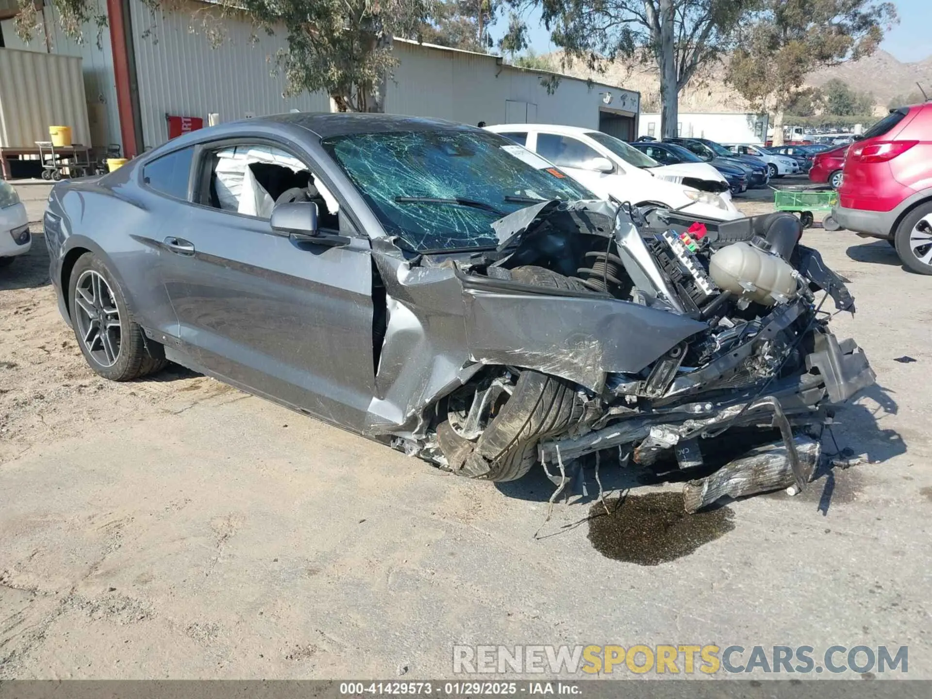 1 fotografías del automóvil dañado 1FA6P8TH1M5156407 FORD MUSTANG 2021