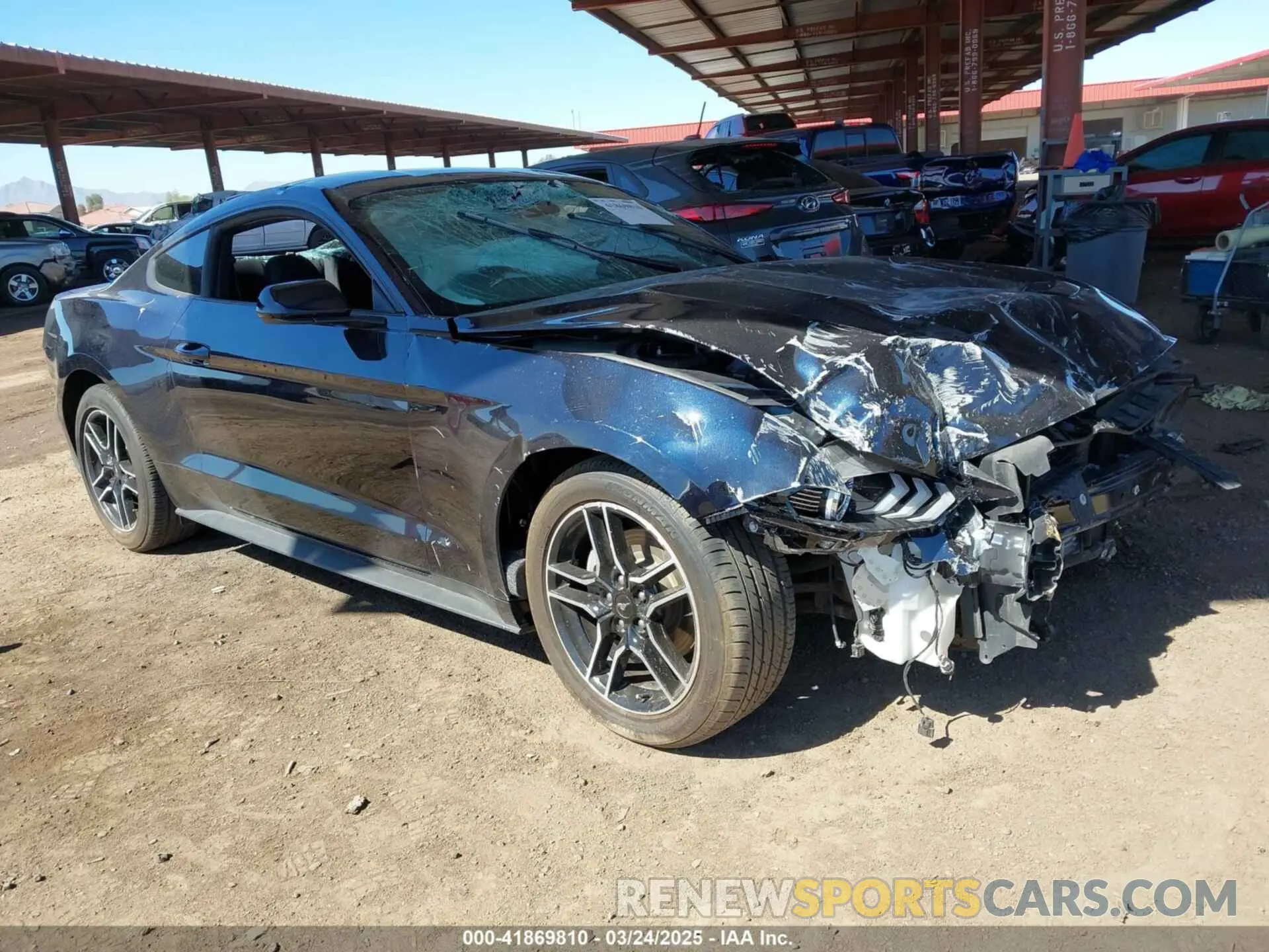 1 fotografías del automóvil dañado 1FA6P8TH2M5104154 FORD MUSTANG 2021
