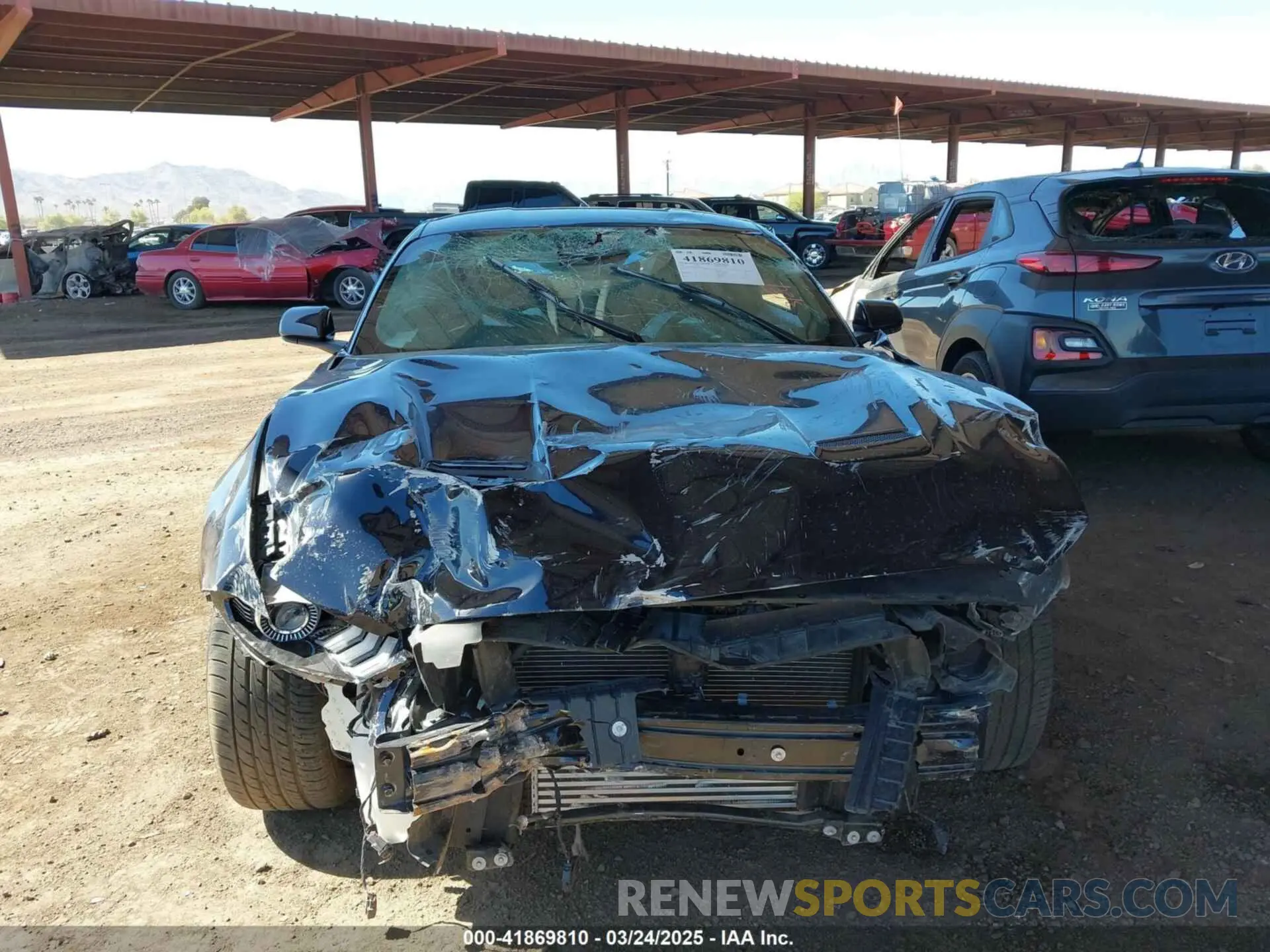 6 fotografías del automóvil dañado 1FA6P8TH2M5104154 FORD MUSTANG 2021