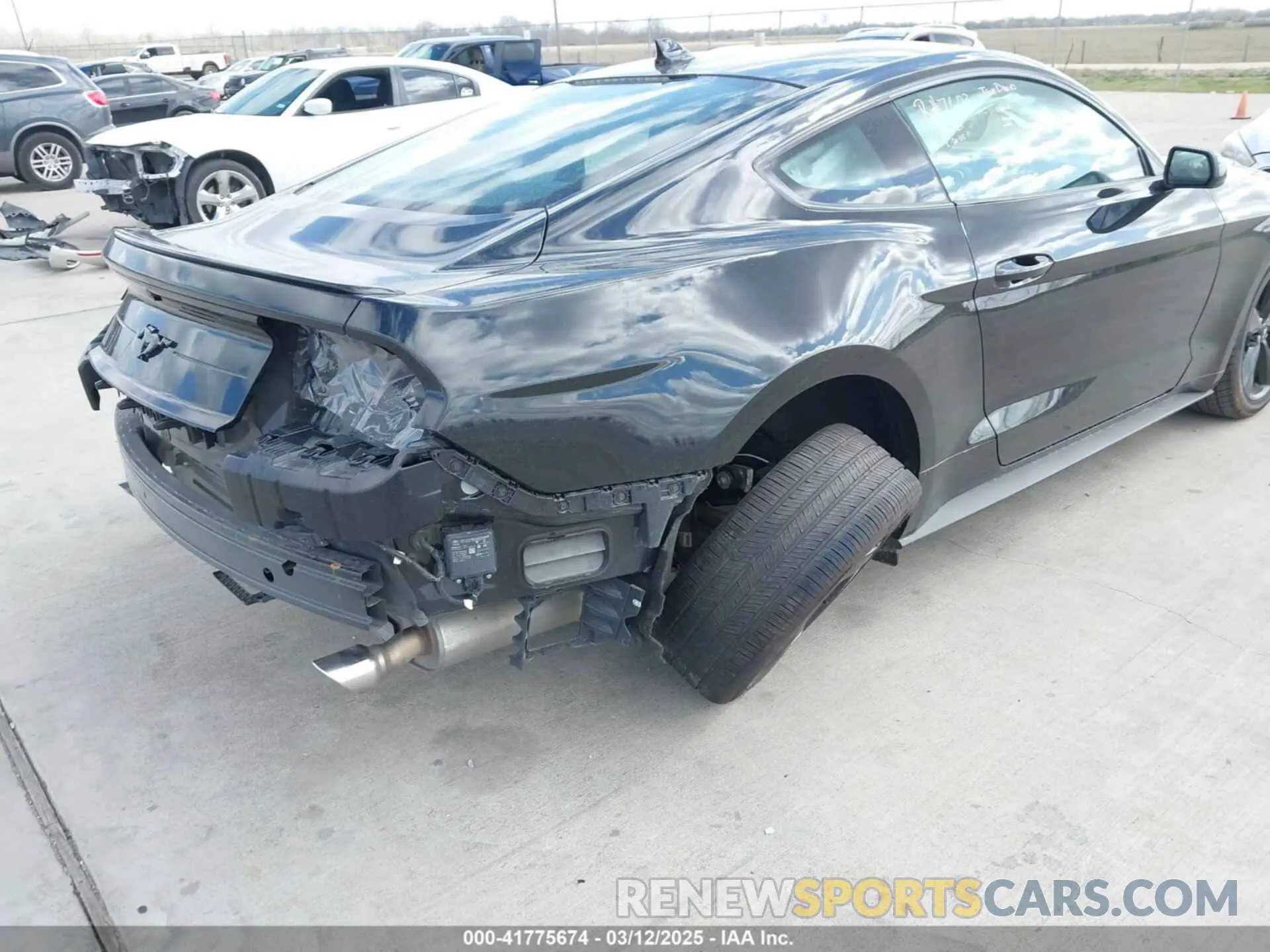 6 fotografías del automóvil dañado 1FA6P8TH2M5140071 FORD MUSTANG 2021