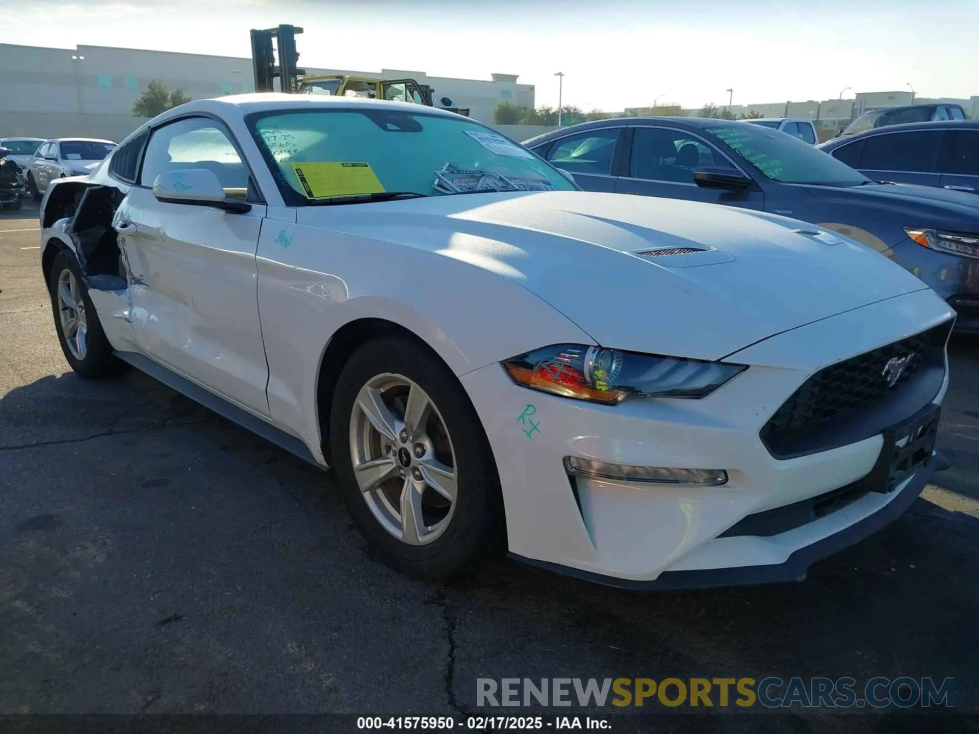 1 fotografías del automóvil dañado 1FA6P8TH5M5146799 FORD MUSTANG 2021