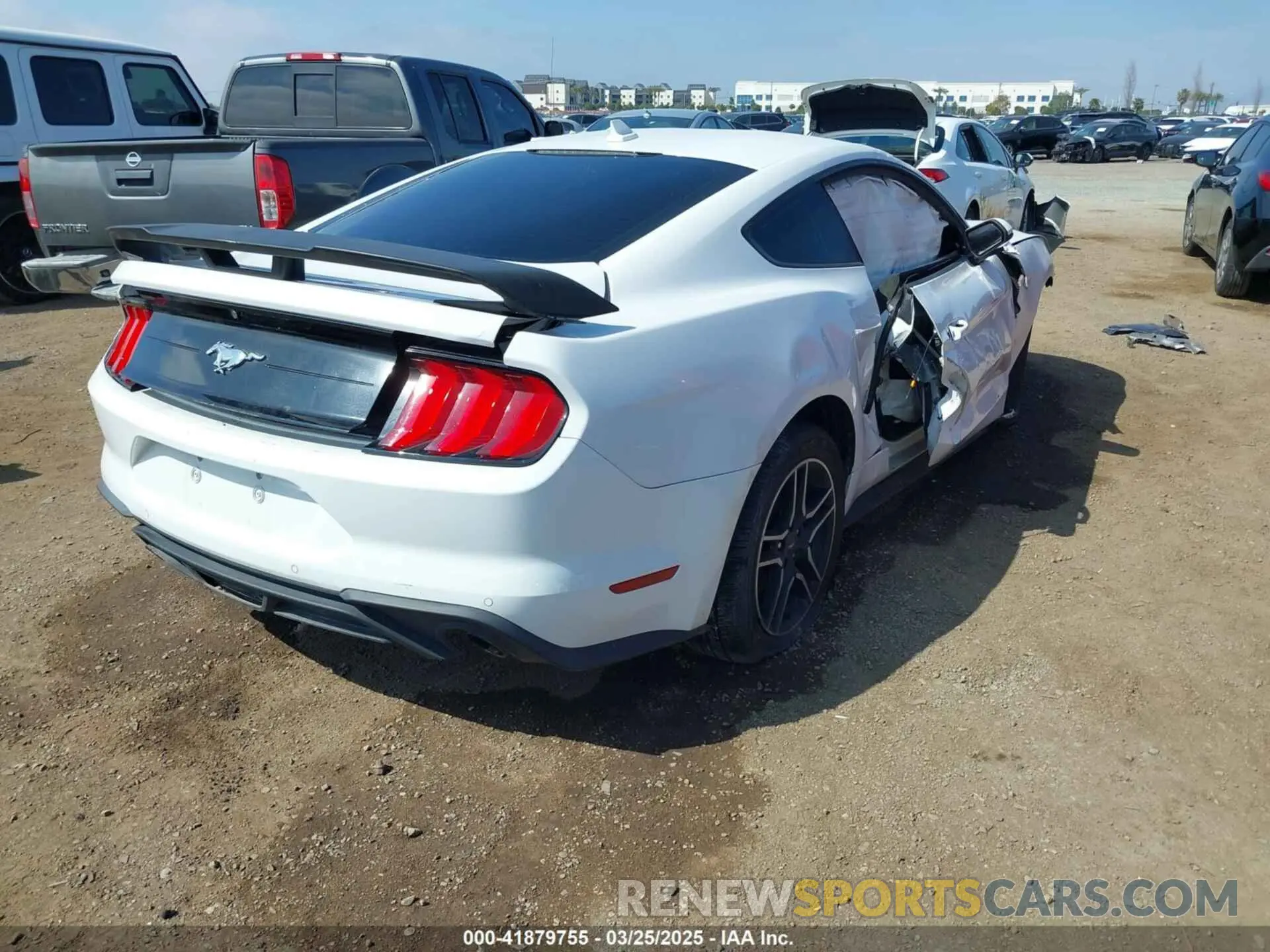 4 fotografías del automóvil dañado 1FA6P8TH6M5104559 FORD MUSTANG 2021