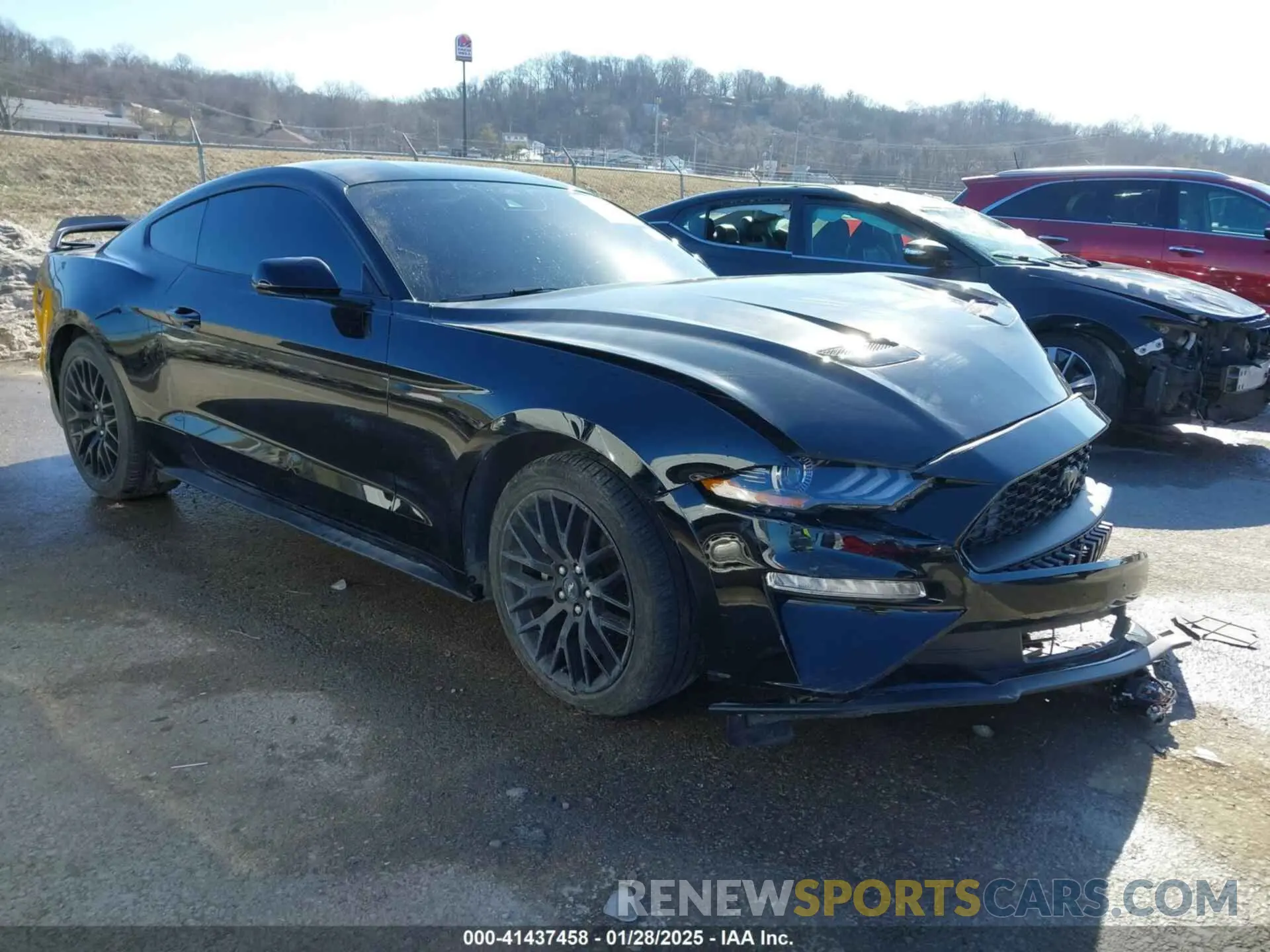 1 fotografías del automóvil dañado 1FA6P8TH8M5110685 FORD MUSTANG 2021