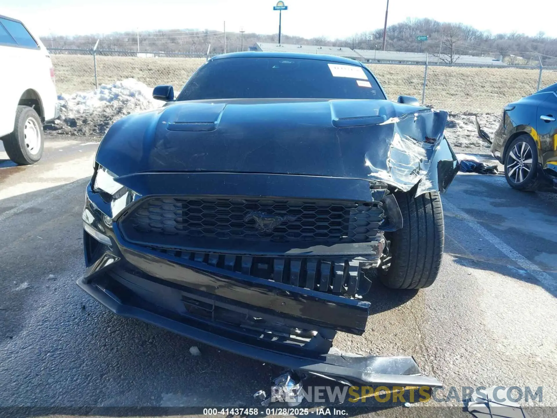 12 fotografías del automóvil dañado 1FA6P8TH8M5110685 FORD MUSTANG 2021