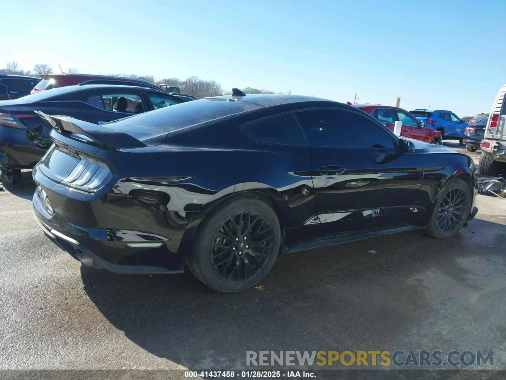 13 fotografías del automóvil dañado 1FA6P8TH8M5110685 FORD MUSTANG 2021