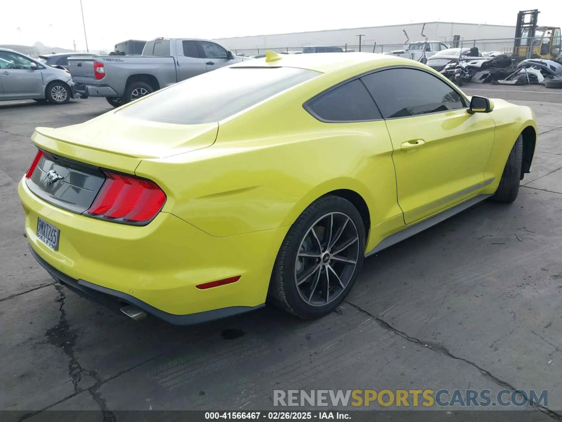 4 fotografías del automóvil dañado 1FA6P8TH8M5144464 FORD MUSTANG 2021