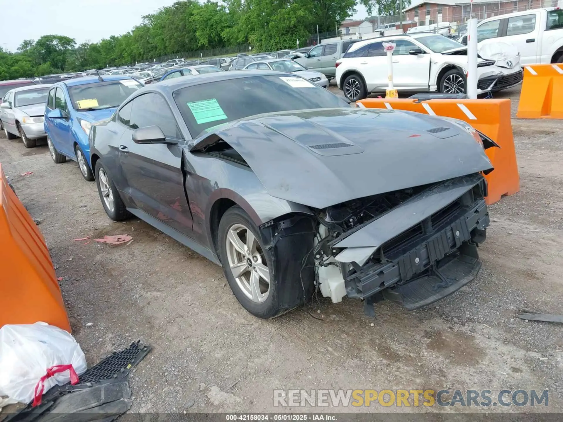 1 fotografías del automóvil dañado 1FA6P8TH9M5133781 FORD MUSTANG 2021