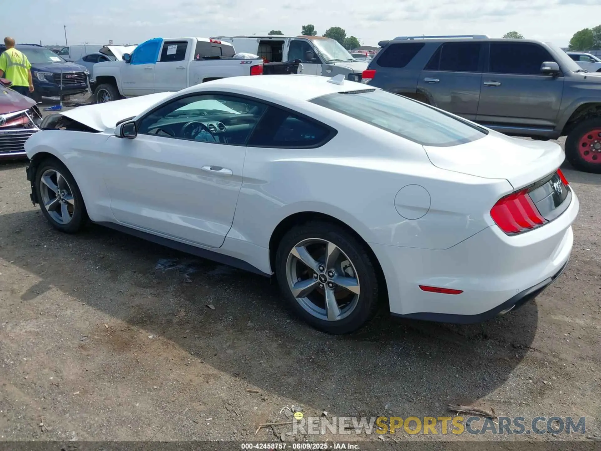 3 fotografías del automóvil dañado 1FA6P8THXM5153232 FORD MUSTANG 2021