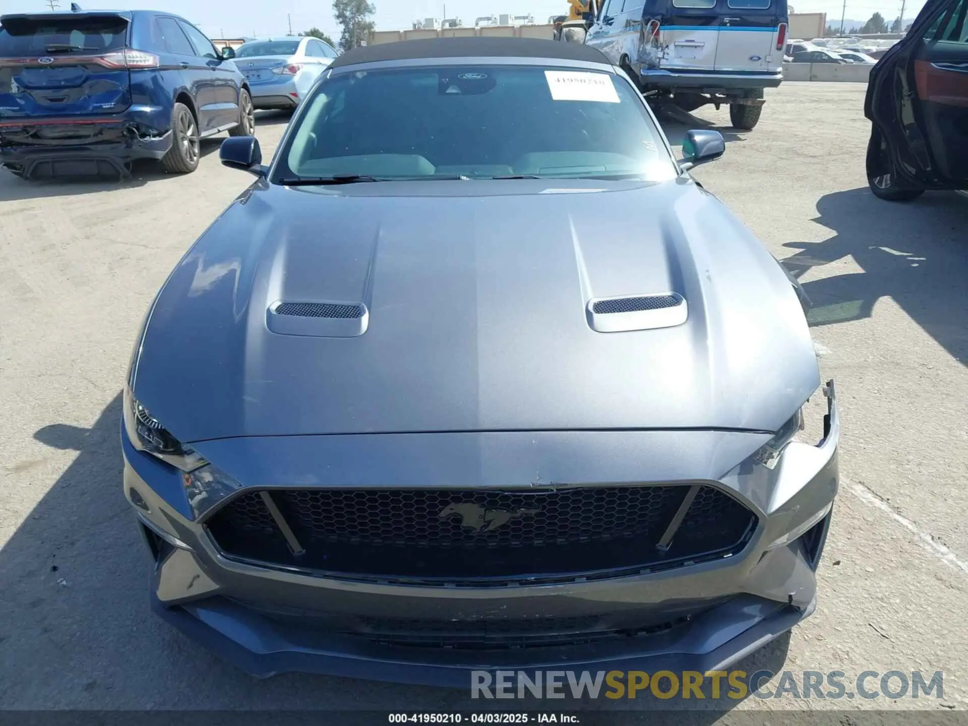 12 fotografías del automóvil dañado 1FATP8FF2M5152511 FORD MUSTANG 2021