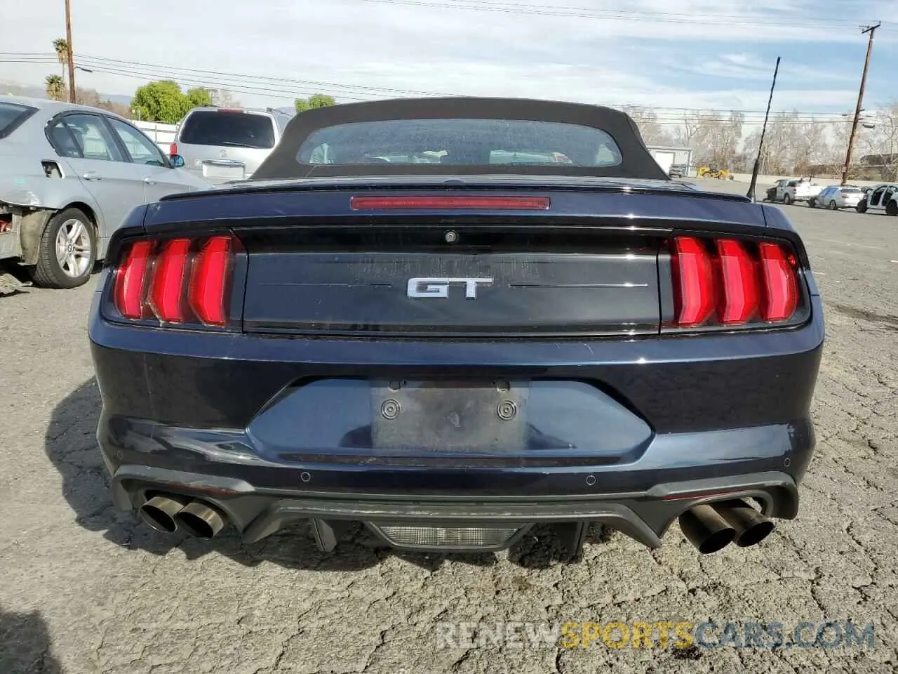 6 fotografías del automóvil dañado 1FATP8FF6M5141723 FORD MUSTANG 2021