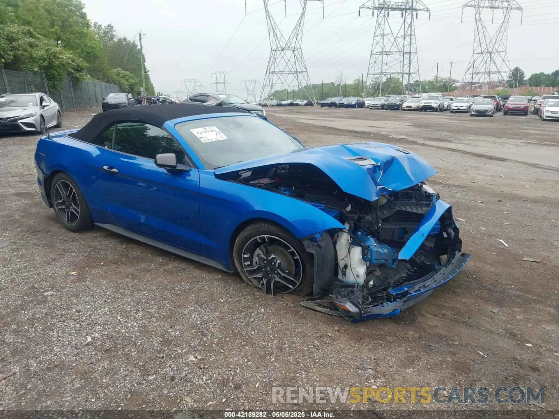 1 fotografías del automóvil dañado 1FATP8UH0M5110357 FORD MUSTANG 2021