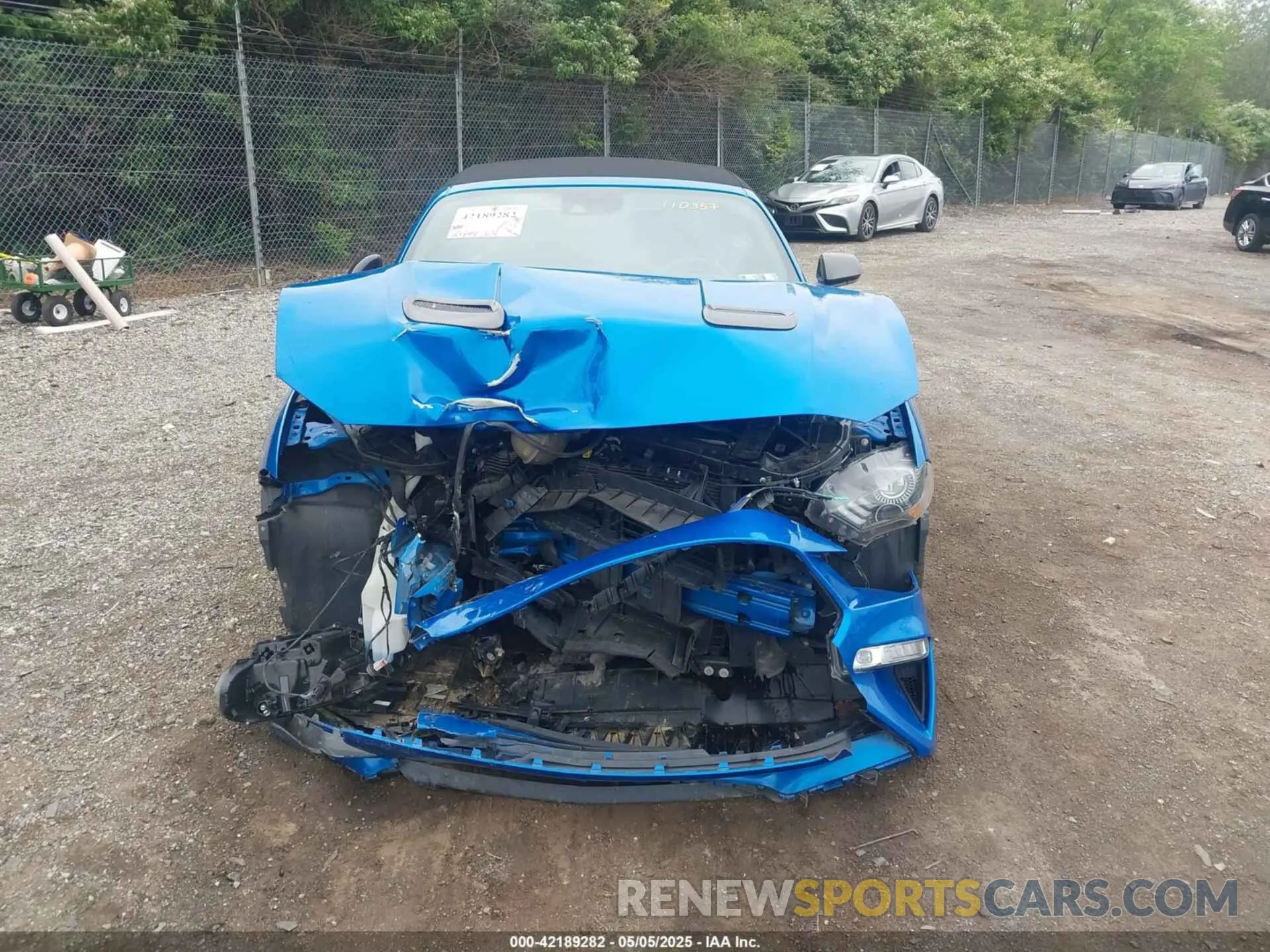 12 fotografías del automóvil dañado 1FATP8UH0M5110357 FORD MUSTANG 2021