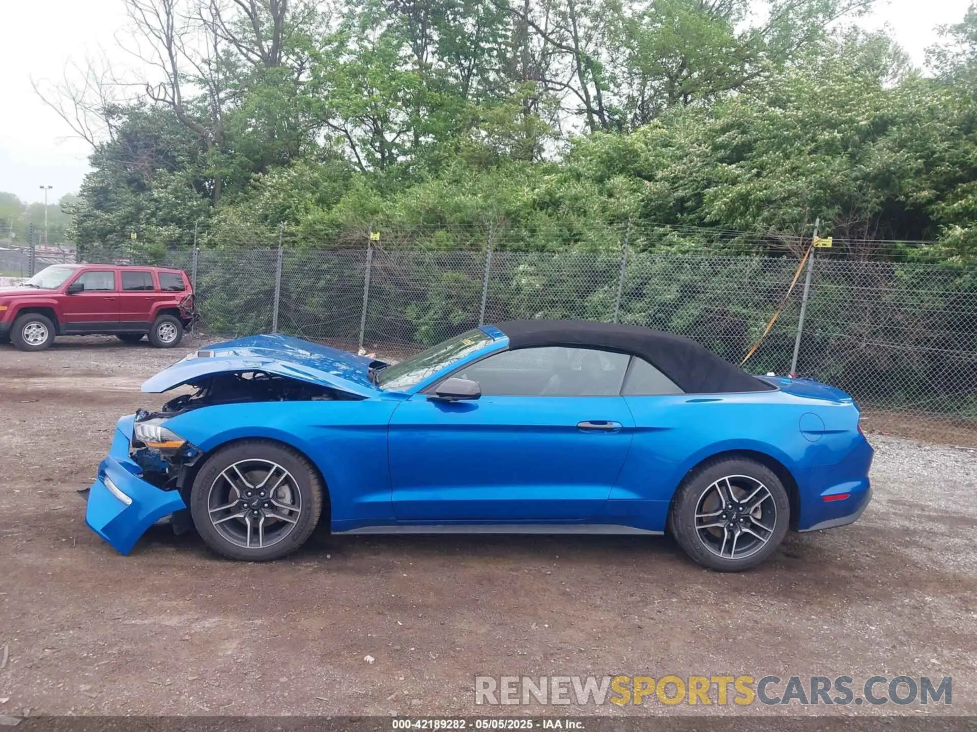14 fotografías del automóvil dañado 1FATP8UH0M5110357 FORD MUSTANG 2021