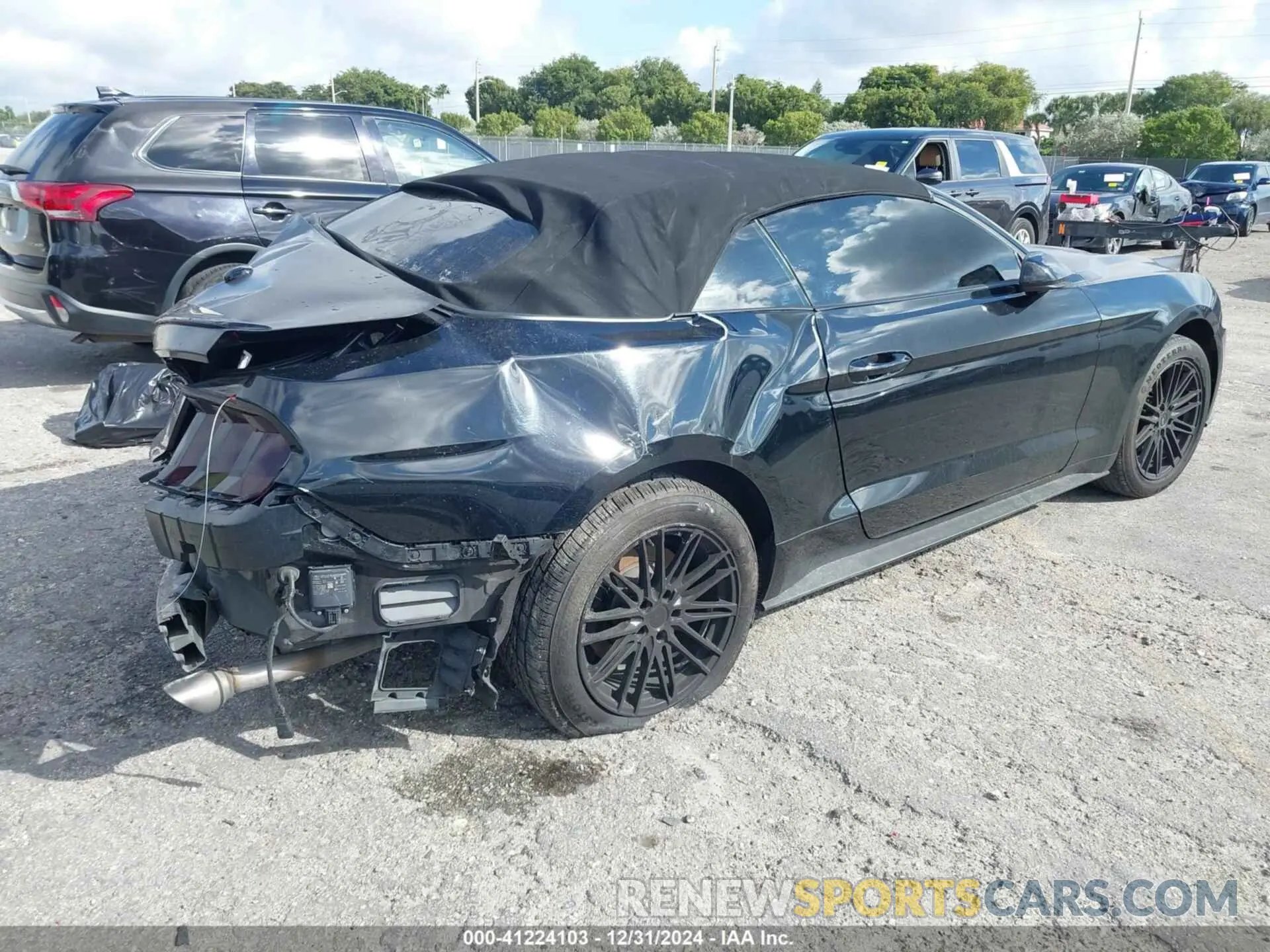 4 fotografías del automóvil dañado 1FATP8UH4M5116114 FORD MUSTANG 2021