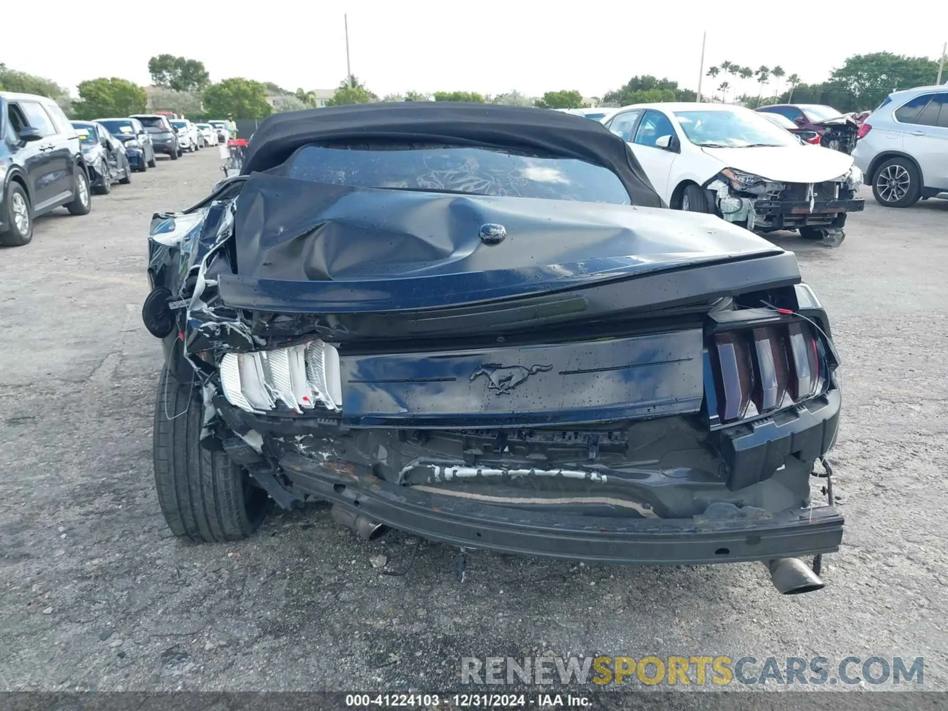 6 fotografías del automóvil dañado 1FATP8UH4M5116114 FORD MUSTANG 2021