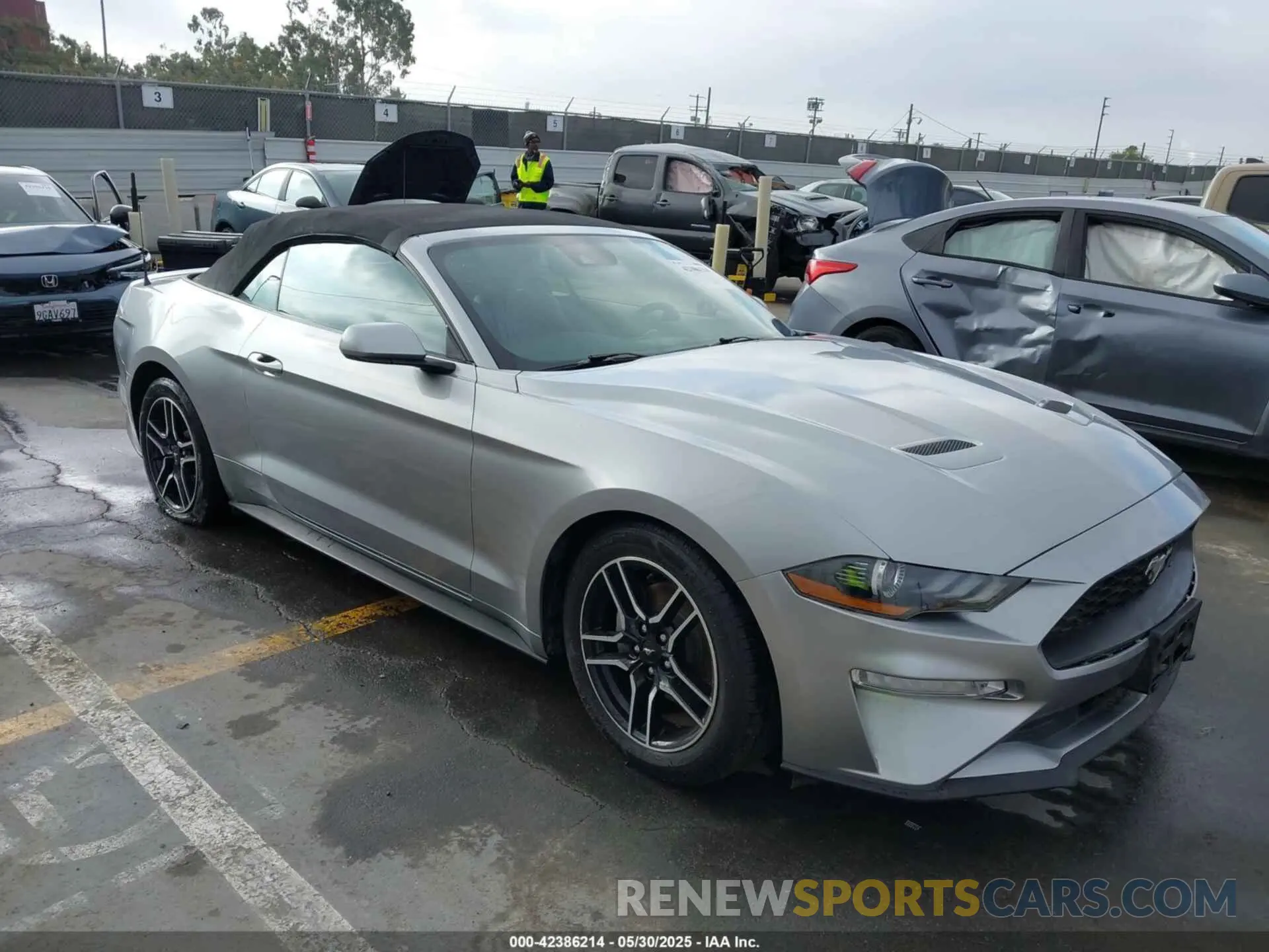 1 fotografías del automóvil dañado 1FATP8UH7M5115605 FORD MUSTANG 2021