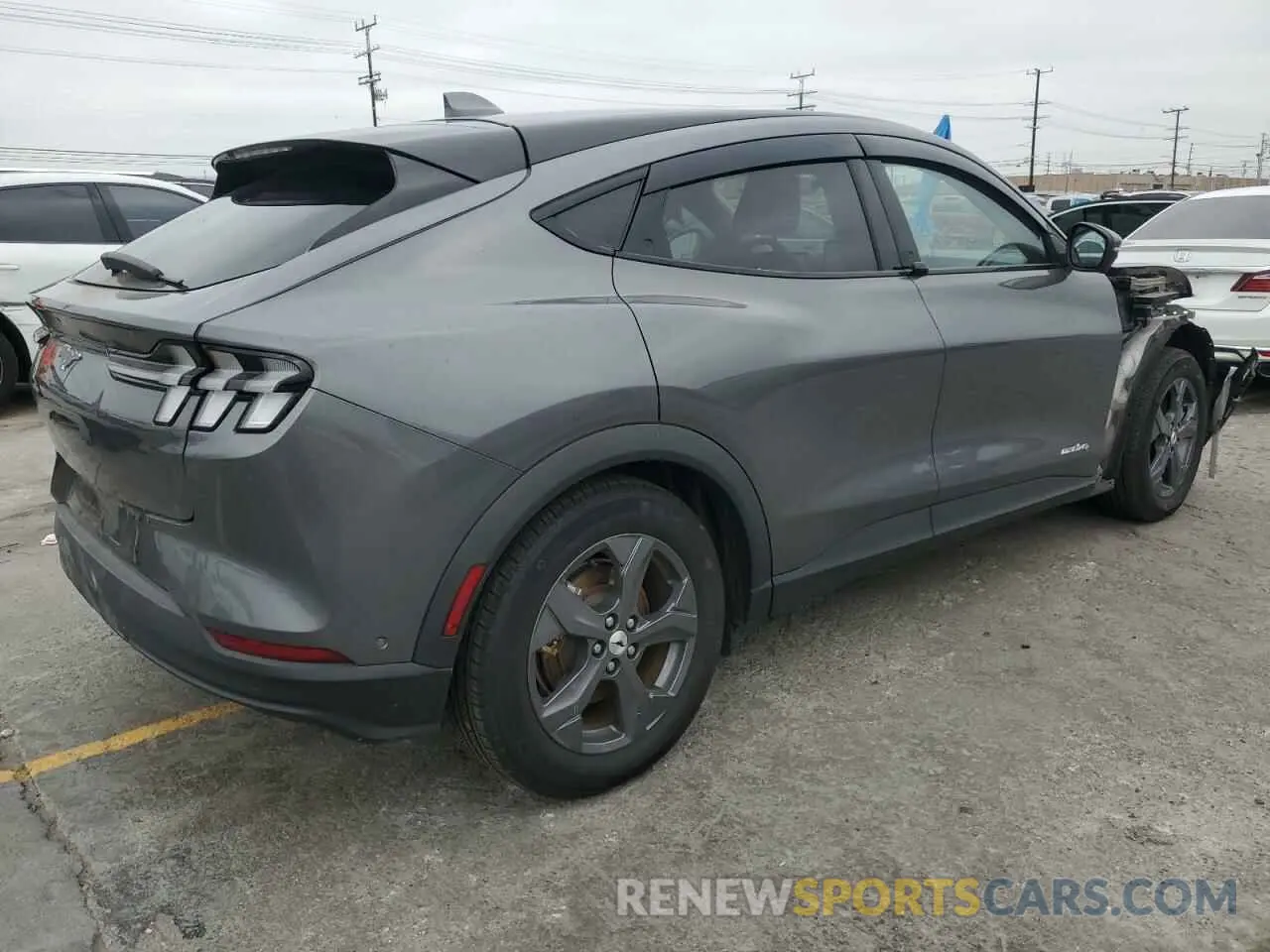 3 fotografías del automóvil dañado 3FMTK1SS7MMA23527 FORD MUSTANG 2021