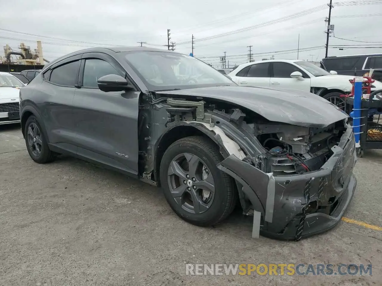 4 fotografías del automóvil dañado 3FMTK1SS7MMA23527 FORD MUSTANG 2021