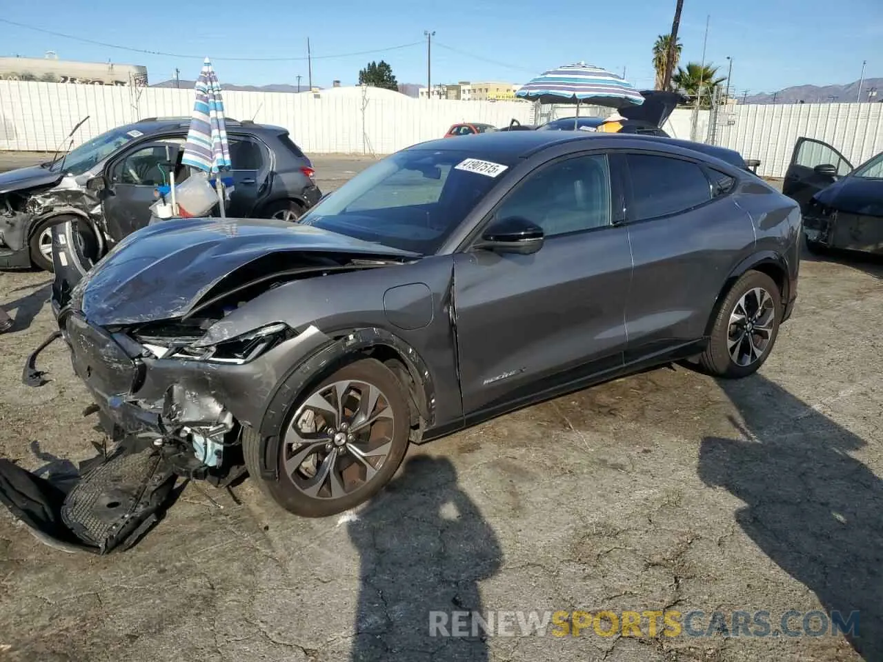 1 fotografías del automóvil dañado 3FMTK3R73MMA28172 FORD MUSTANG 2021