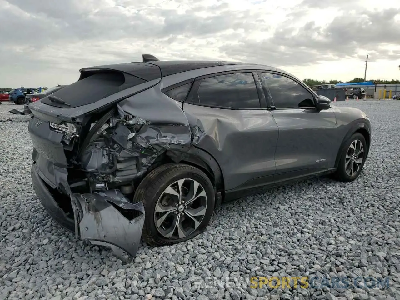 3 fotografías del automóvil dañado 3FMTK3SS5MMA38829 FORD MUSTANG 2021