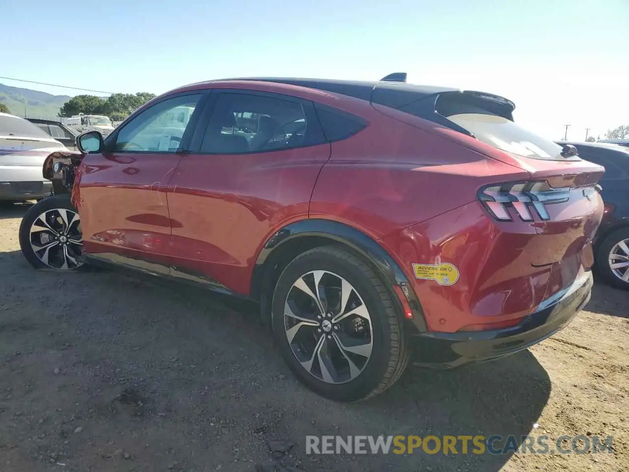2 fotografías del automóvil dañado 3FMTK3SU7MMA44908 FORD MUSTANG 2021