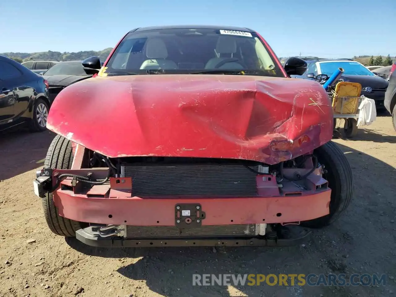 5 fotografías del automóvil dañado 3FMTK3SU7MMA44908 FORD MUSTANG 2021