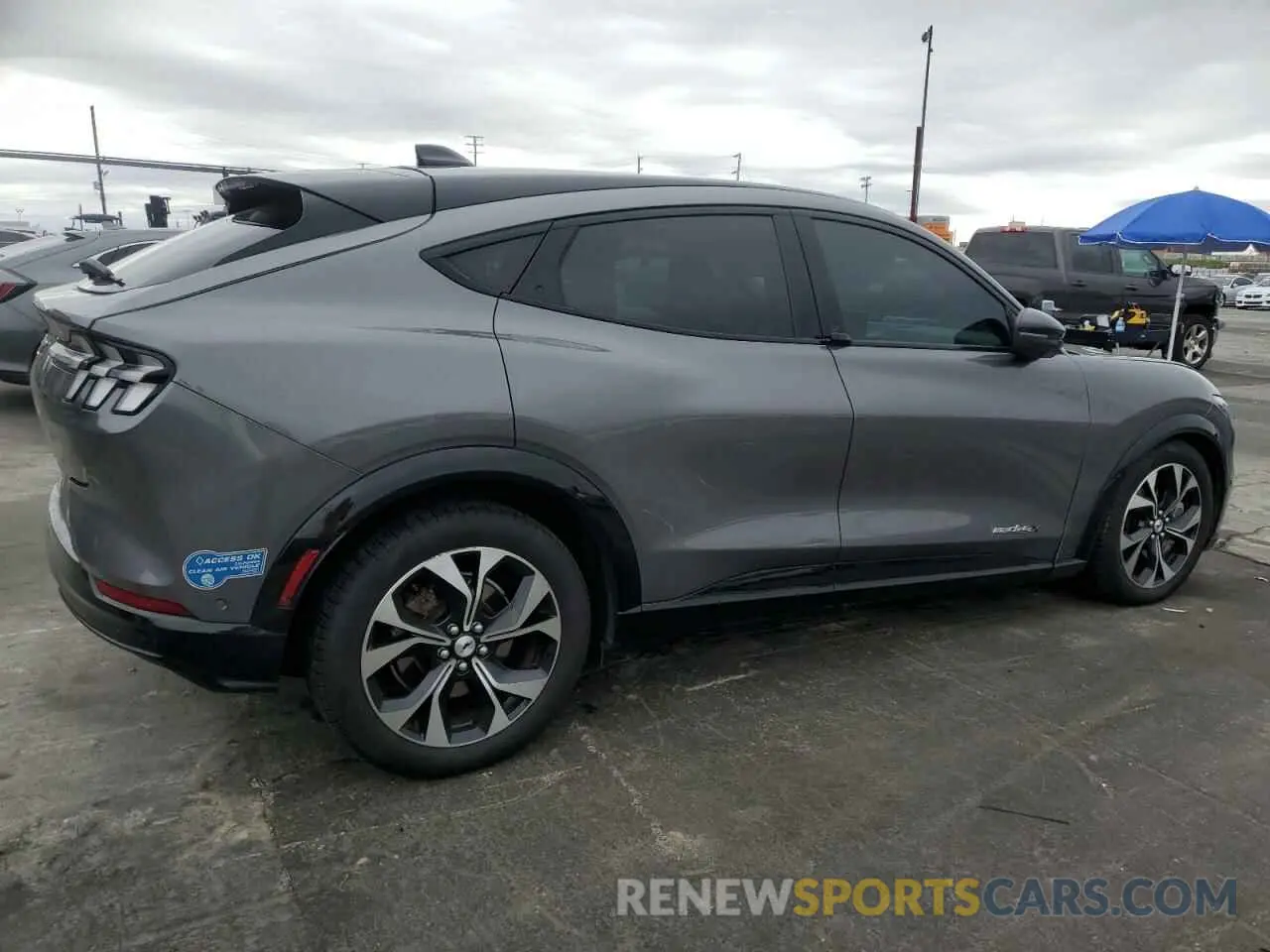 3 fotografías del automóvil dañado 3FMTK3SUXMMA09053 FORD MUSTANG 2021