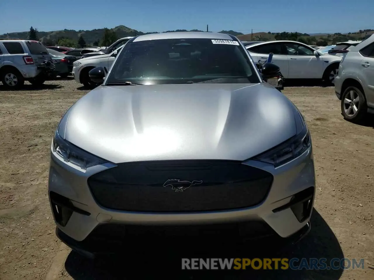 5 fotografías del automóvil dañado 3FMTK4SE0MME04194 FORD MUSTANG 2021