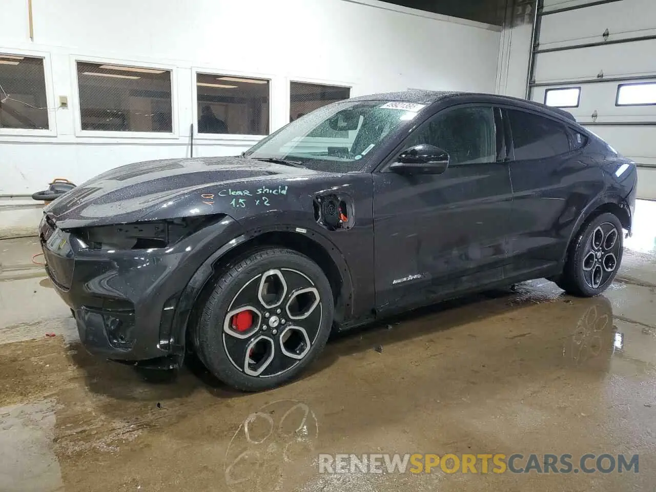 1 fotografías del automóvil dañado 3FMTK4SE8MME00071 FORD MUSTANG 2021