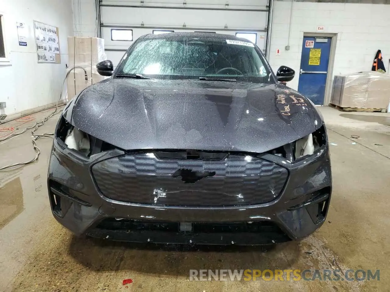 5 fotografías del automóvil dañado 3FMTK4SE8MME00071 FORD MUSTANG 2021