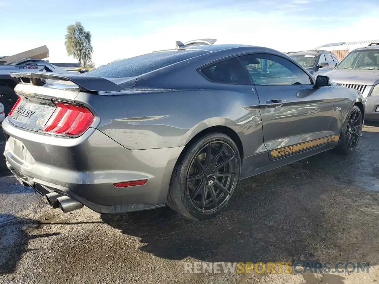 3 fotografías del automóvil dañado 1FA6P8CF0N5117789 FORD MUSTANG 2022