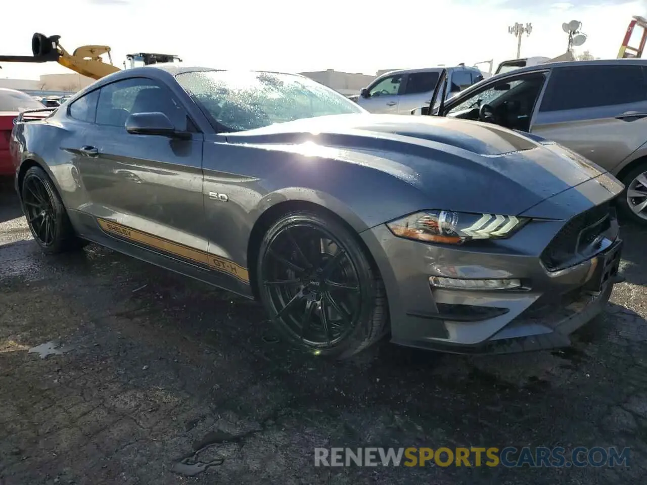 4 fotografías del automóvil dañado 1FA6P8CF0N5117789 FORD MUSTANG 2022