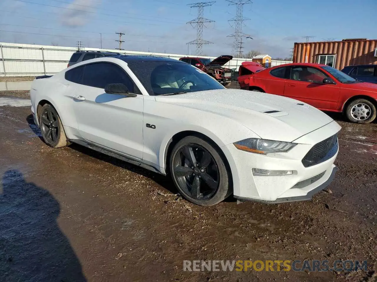 4 fotografías del automóvil dañado 1FA6P8CF0N5149979 FORD MUSTANG 2022
