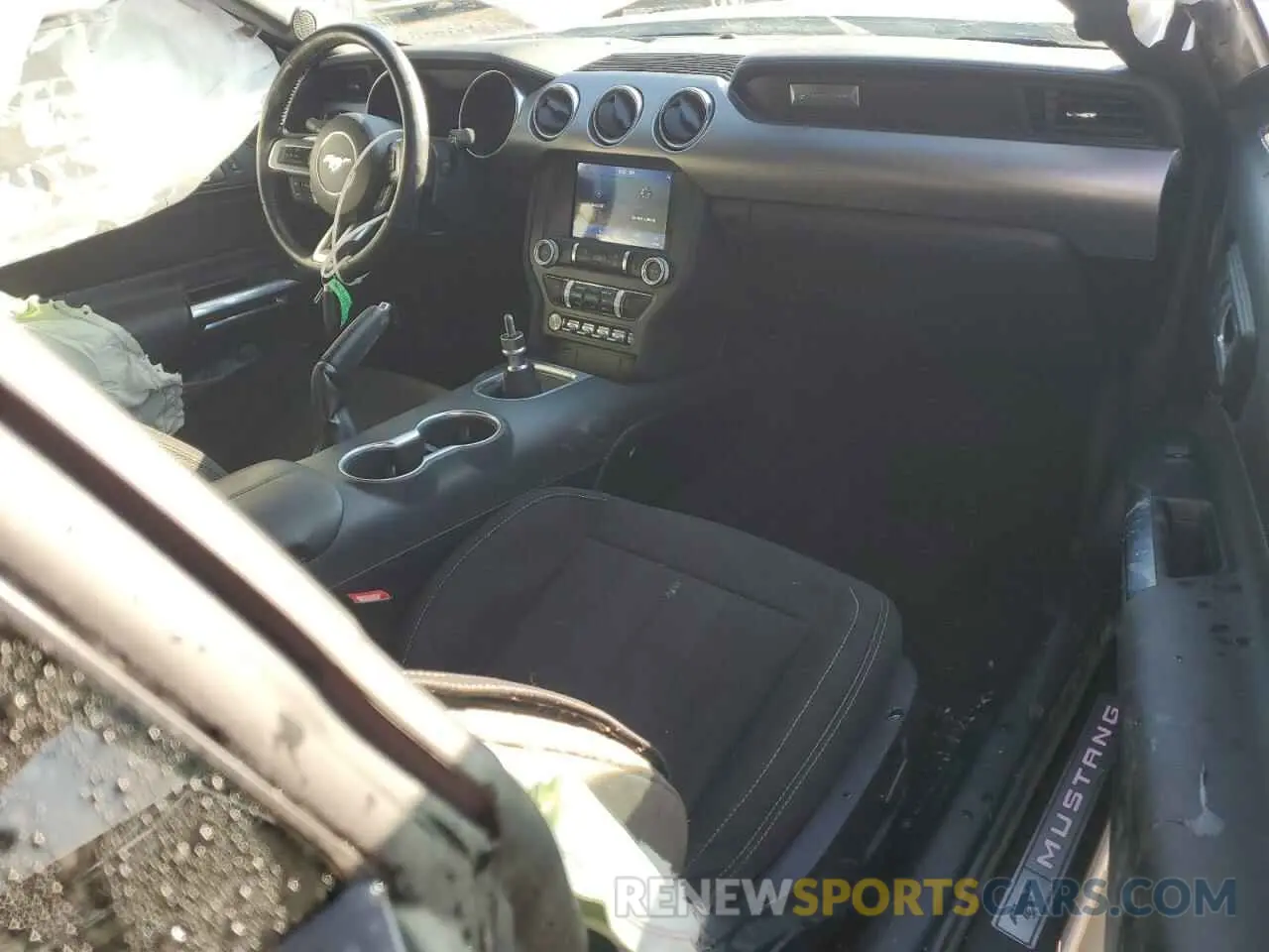 8 fotografías del automóvil dañado 1FA6P8CF0N5149979 FORD MUSTANG 2022