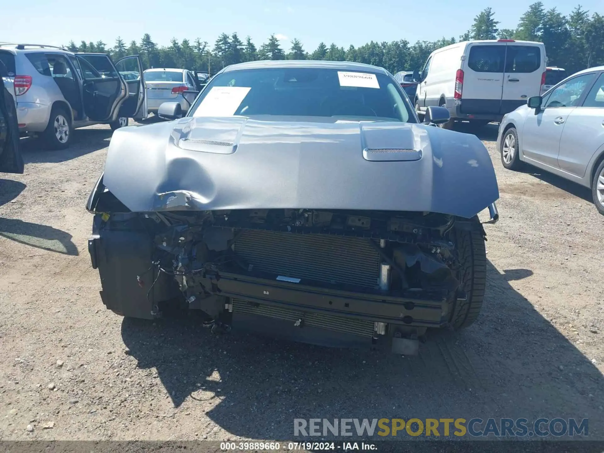 12 fotografías del automóvil dañado 1FA6P8CF1N5108602 FORD MUSTANG 2022