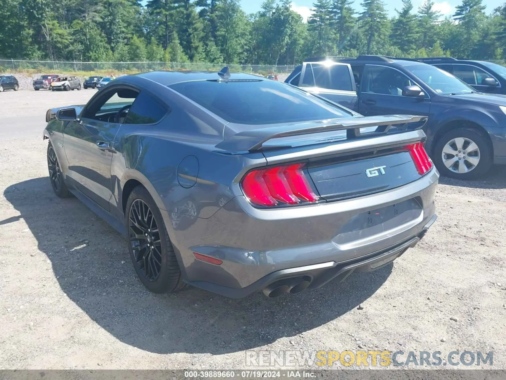 3 fotografías del automóvil dañado 1FA6P8CF1N5108602 FORD MUSTANG 2022