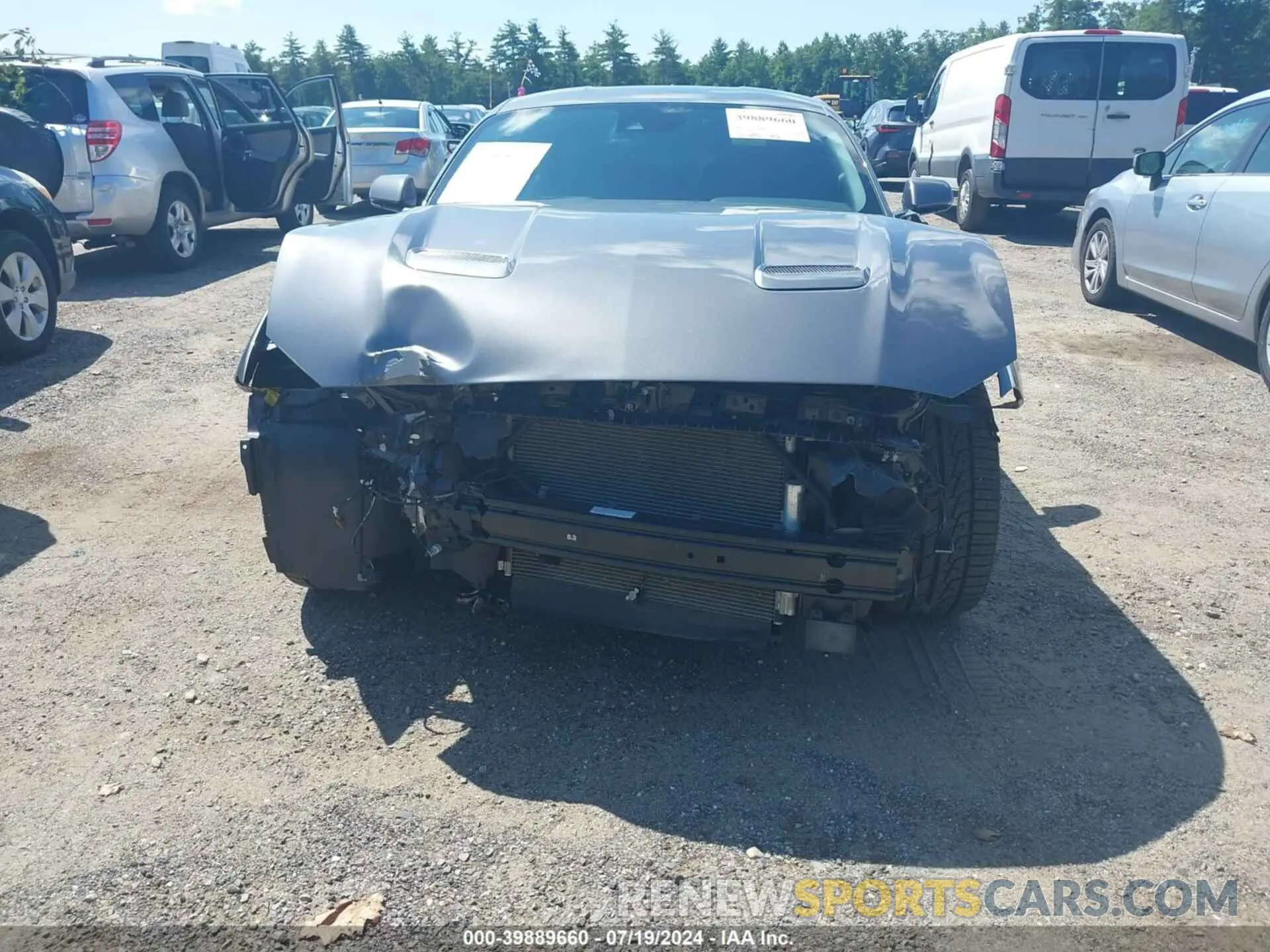 6 fotografías del automóvil dañado 1FA6P8CF1N5108602 FORD MUSTANG 2022