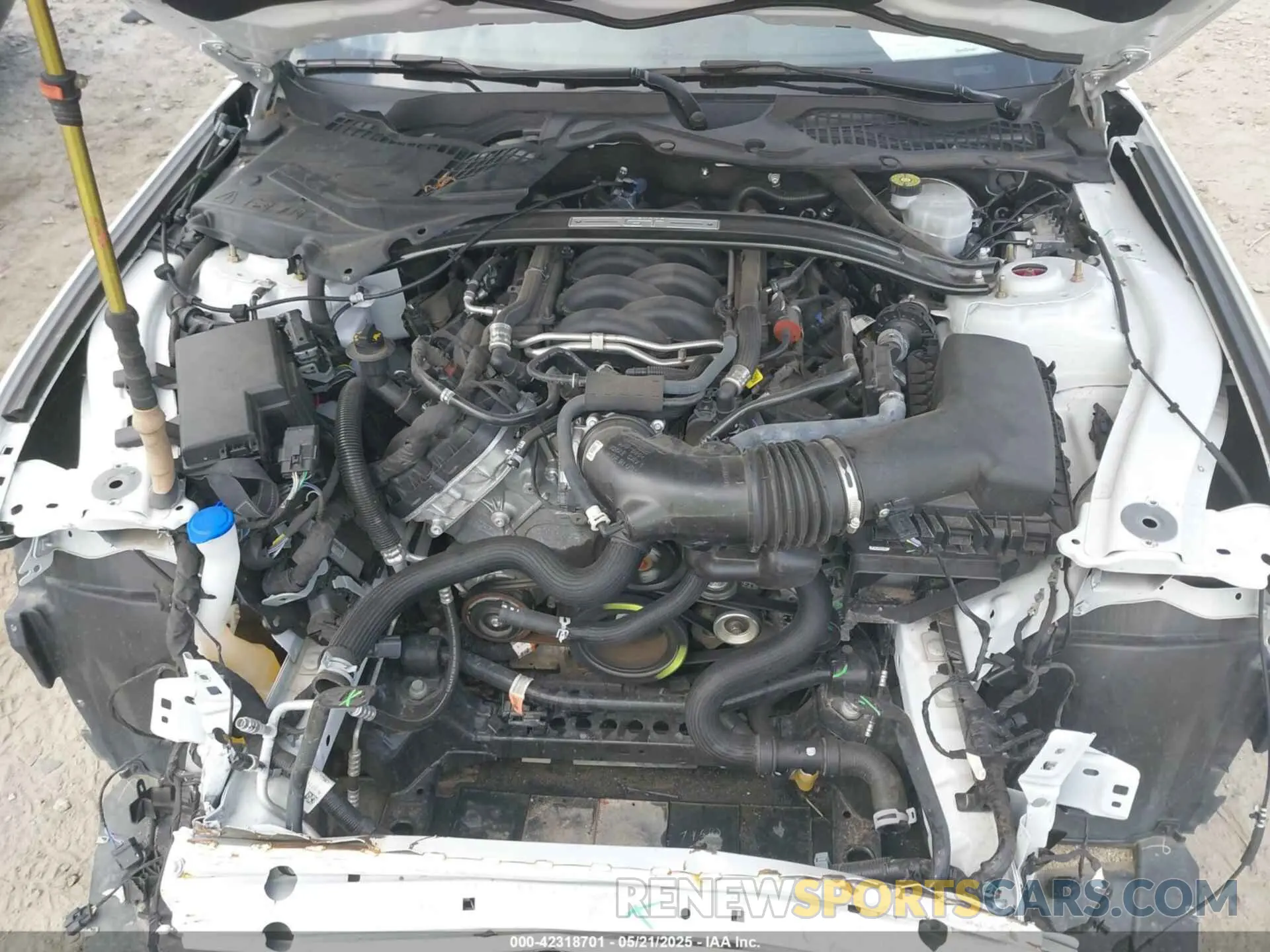 10 fotografías del automóvil dañado 1FA6P8CF1N5120958 FORD MUSTANG 2022