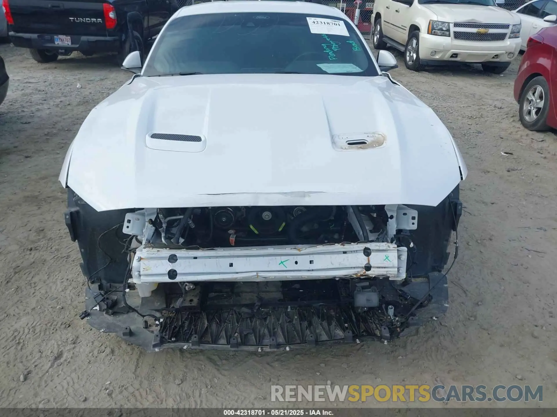12 fotografías del automóvil dañado 1FA6P8CF1N5120958 FORD MUSTANG 2022