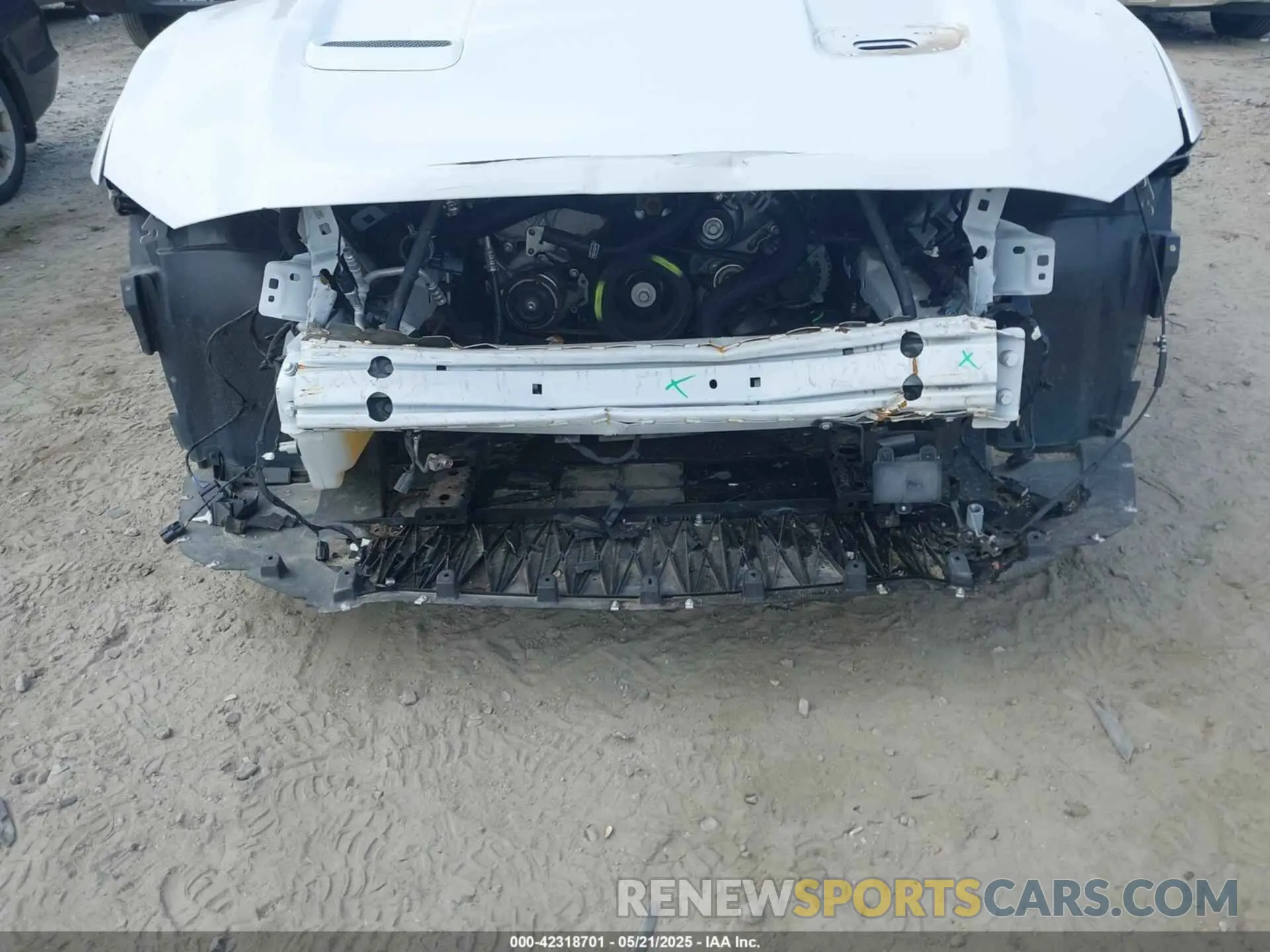 6 fotografías del automóvil dañado 1FA6P8CF1N5120958 FORD MUSTANG 2022