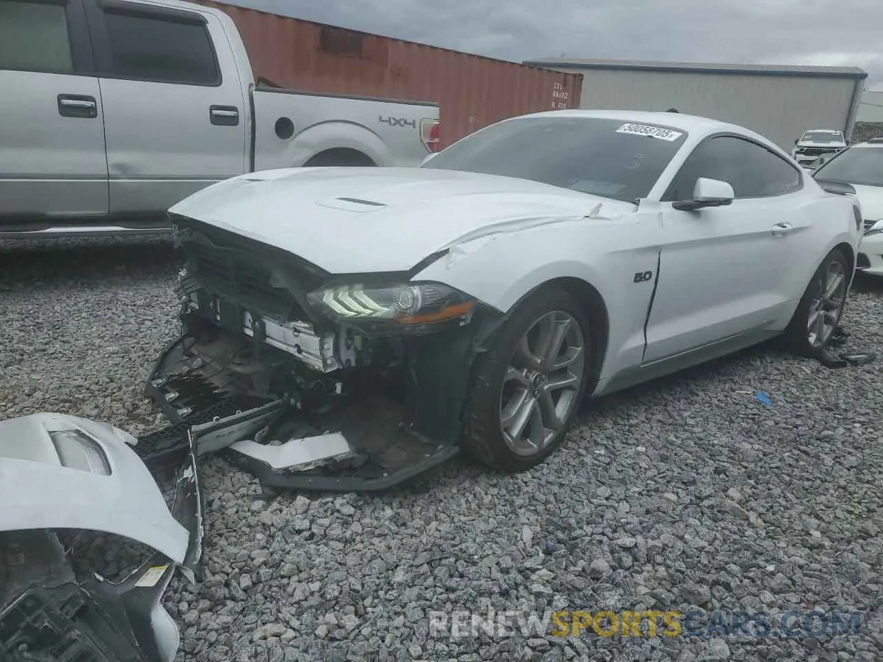 1 fotografías del automóvil dañado 1FA6P8CF2N5138935 FORD MUSTANG 2022