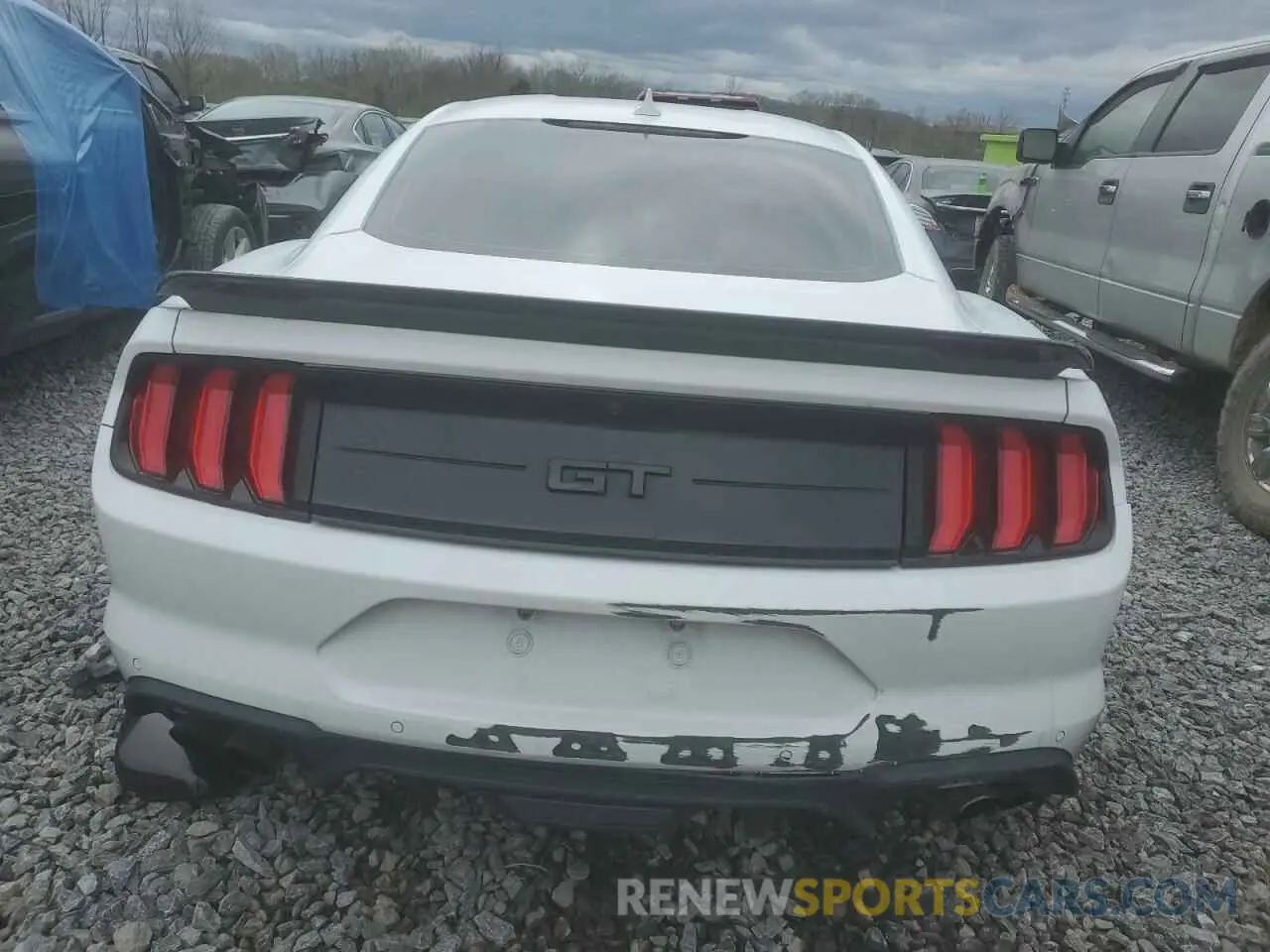 6 fotografías del automóvil dañado 1FA6P8CF2N5138935 FORD MUSTANG 2022