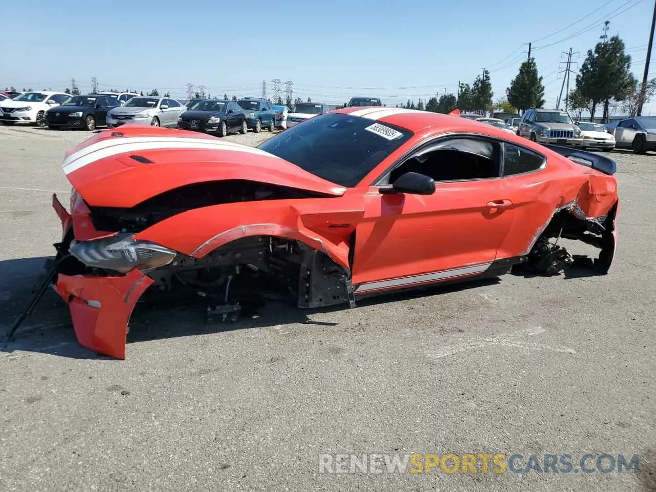 1 fotografías del automóvil dañado 1FA6P8CF3N5110299 FORD MUSTANG 2022