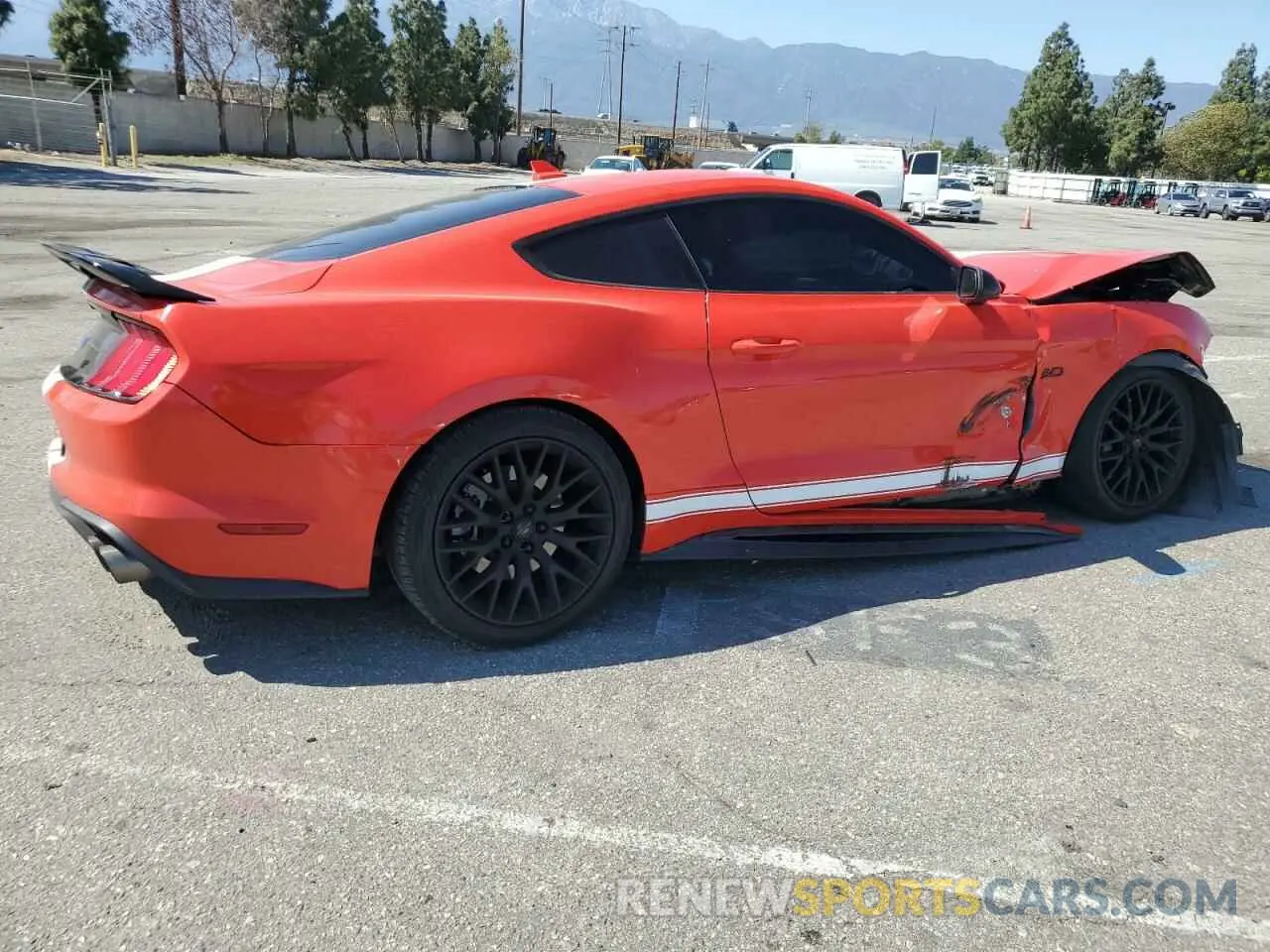 3 fotografías del automóvil dañado 1FA6P8CF3N5110299 FORD MUSTANG 2022