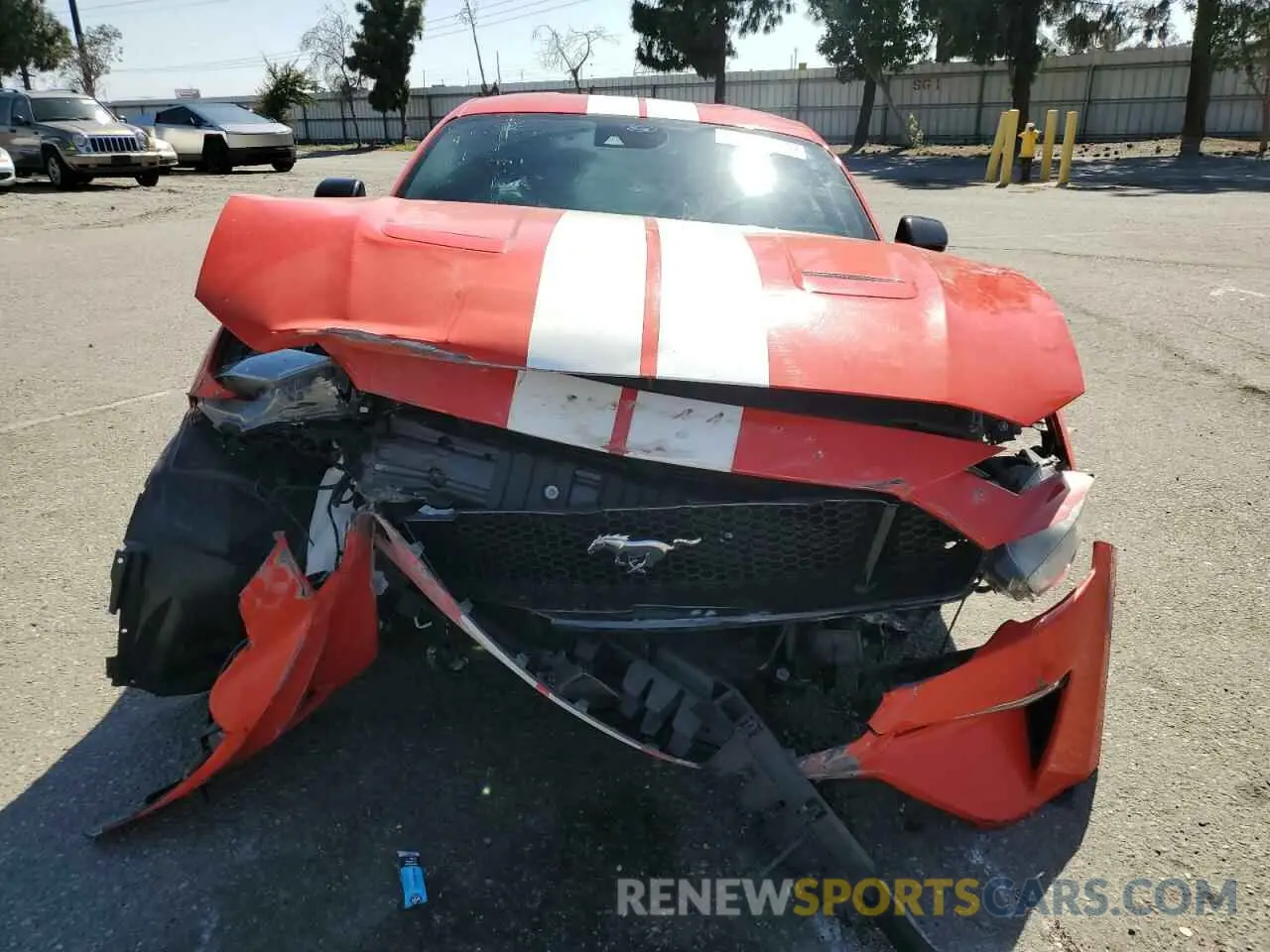 5 fotografías del automóvil dañado 1FA6P8CF3N5110299 FORD MUSTANG 2022