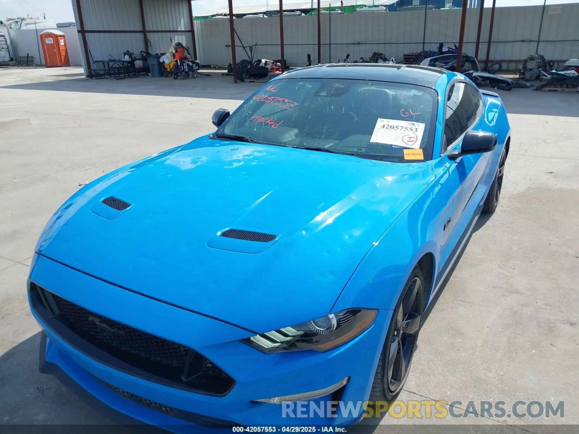 6 fotografías del automóvil dañado 1FA6P8CF4N5142081 FORD MUSTANG 2022