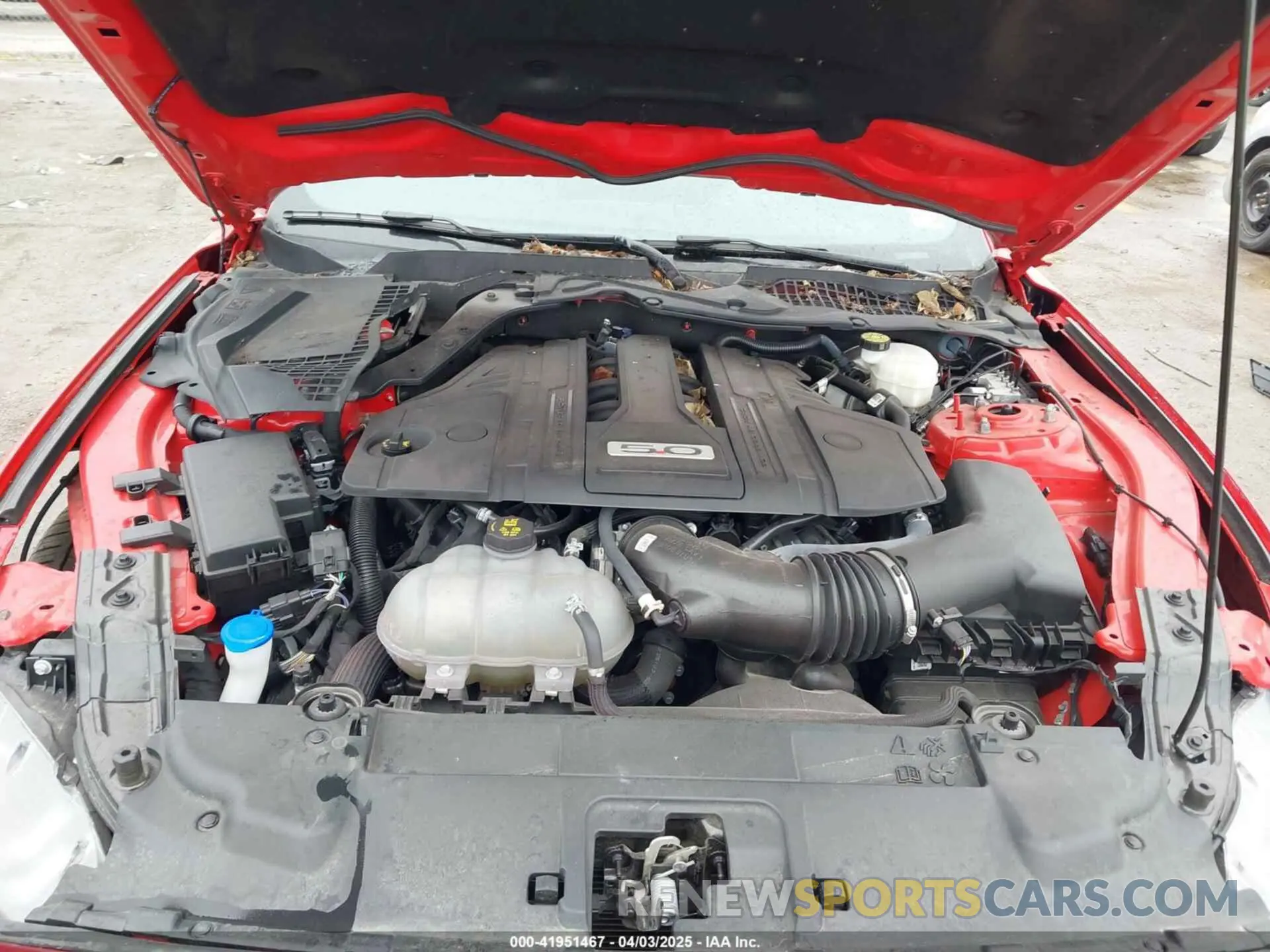 10 fotografías del automóvil dañado 1FA6P8CF5N5113642 FORD MUSTANG 2022