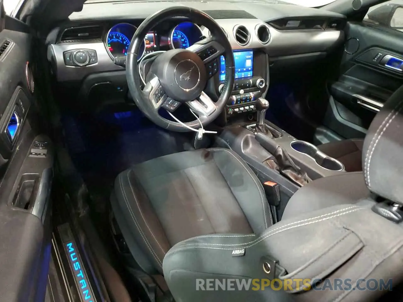 8 fotografías del automóvil dañado 1FA6P8CF5N5130604 FORD MUSTANG 2022